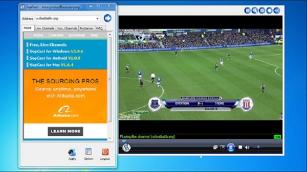 Hướng dẫn chi tiết cách sử dụng sopcast xem bóng đá trực tiếp